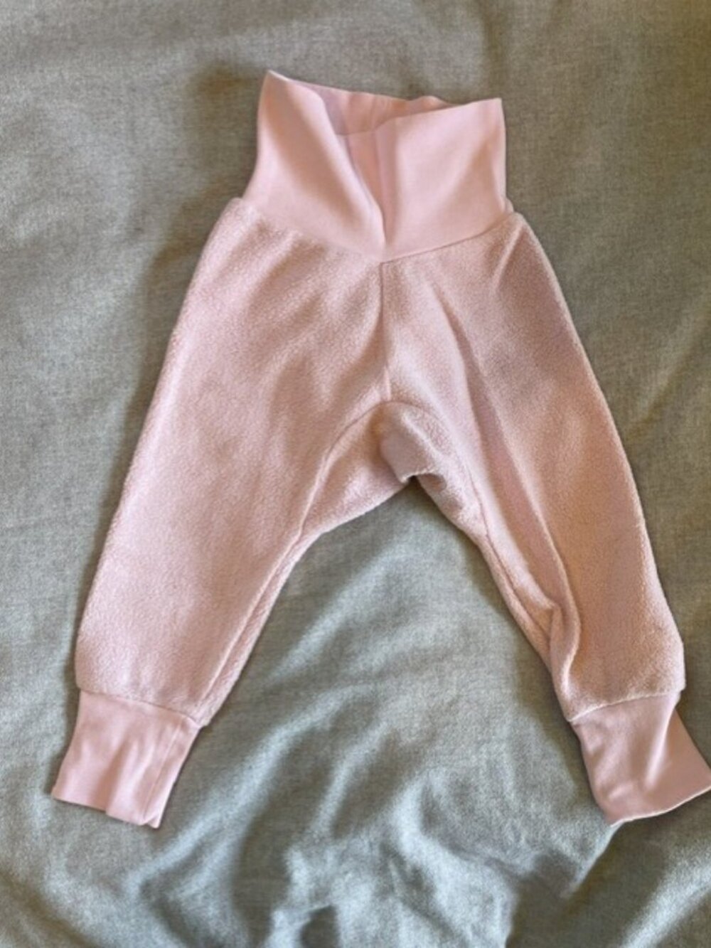 Zutano Soft Pink Cozie Fleece Pants – Size 18M